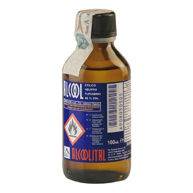 ALCOOLITAL Alcool Etilico Puro 96%  100ml
