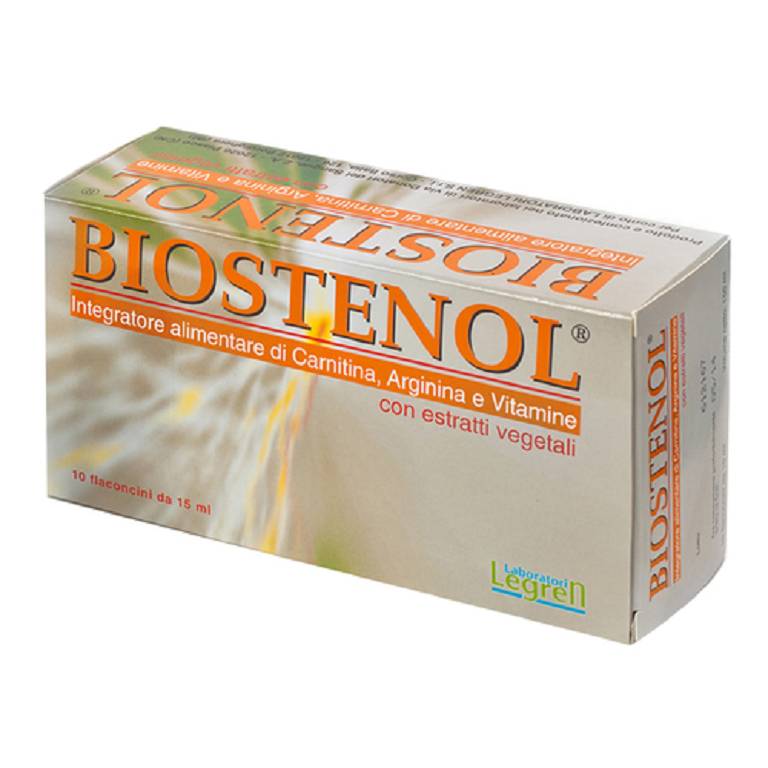 BIOSTENOL Integratore 10 flaconi 15ml
