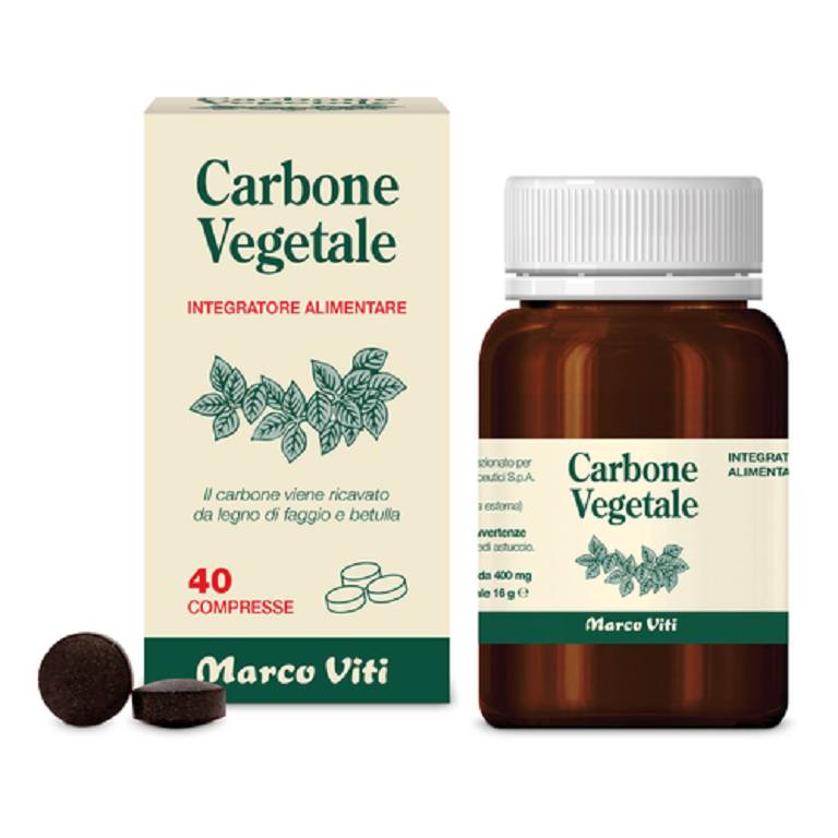 Carbone vegetale 40 compresse