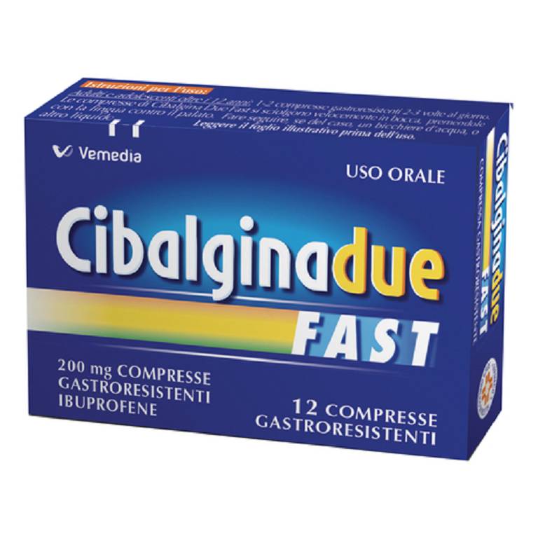 CIBALGINA DUE FAST 12 compresse
