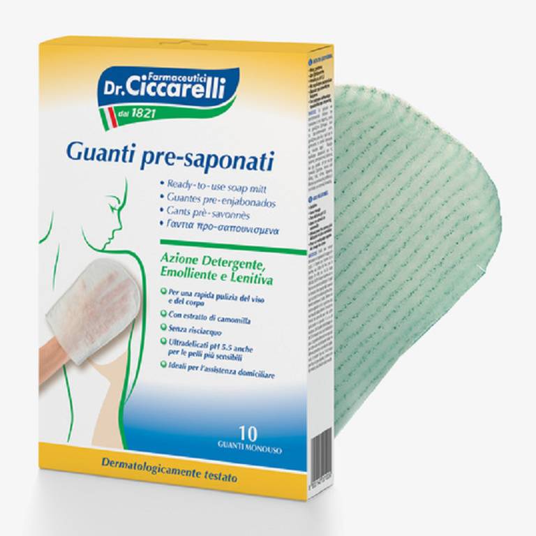CICCARELLI Guanti Pre-Saponato 10 pezzi