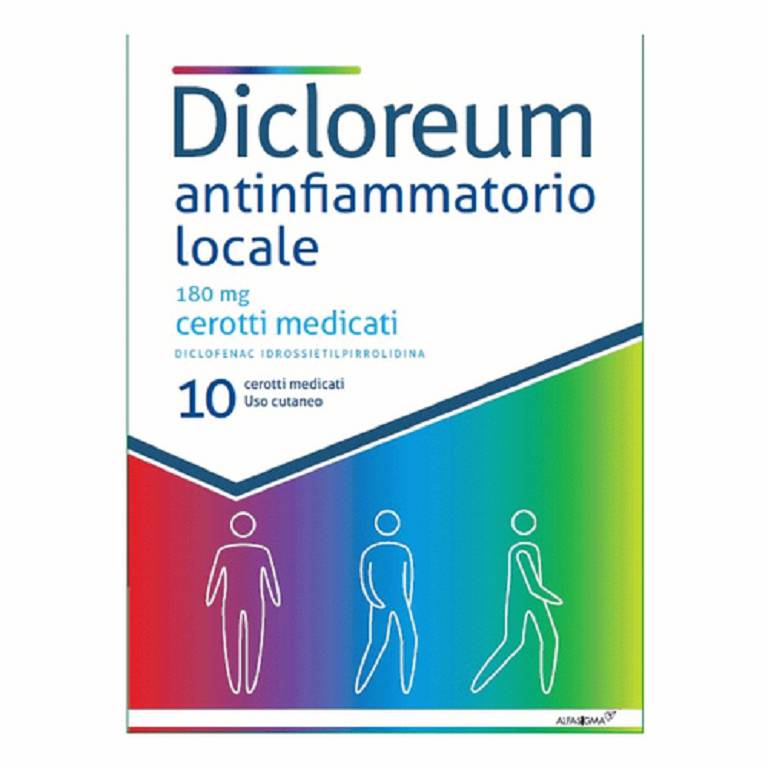 DICLOREUM ANT LOC 10 cerotti medicati 180