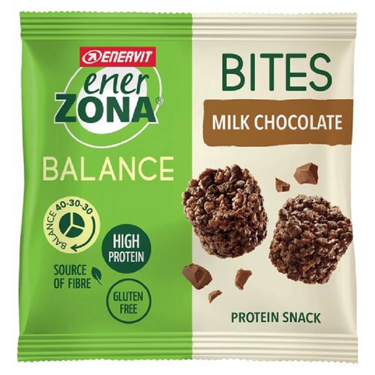 ENERZONA BITES MILK CHOCO 1BUS