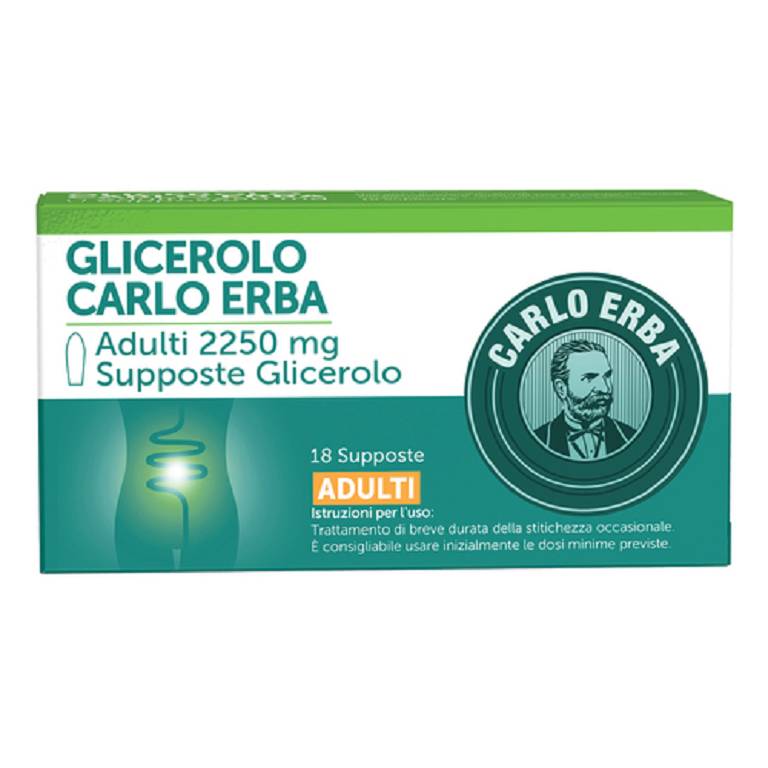 GLICEROLO ADULTI supposte 2250mg 18pz