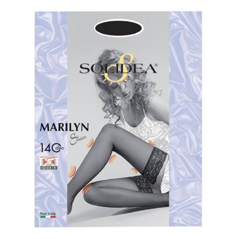 MARILYN 140 Calze autoreggenti nero taglia 3 ml