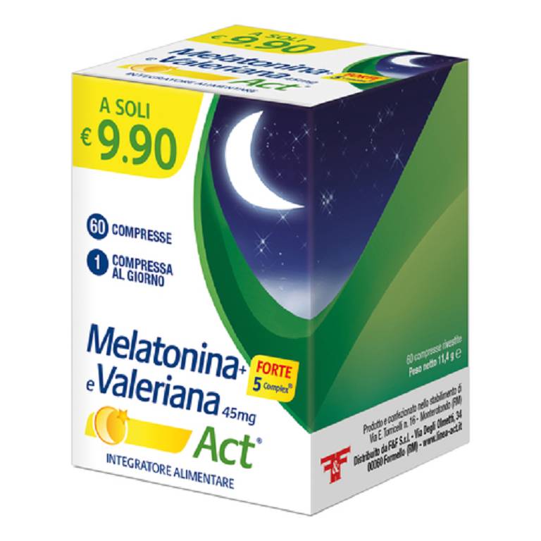 MELATONINA ACT1MG+VALER 5FT 60