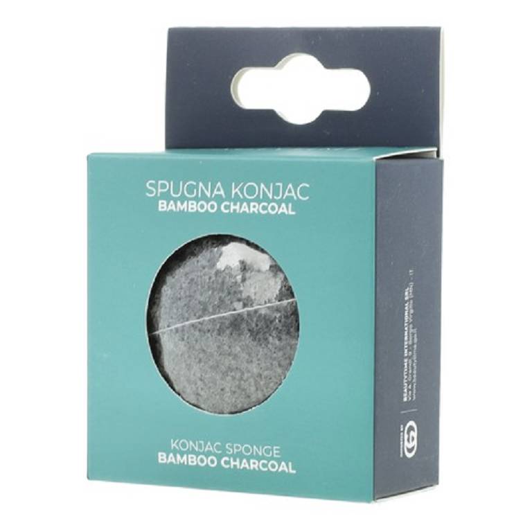 SPUGNA KONJAC BAMBOO CHARCOAL