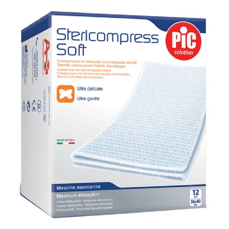 STERICOMPRESS Garza Soft 36x40 12 pezzi