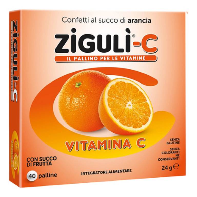 ZIGULI Vitamina C Arancia 40 confetti